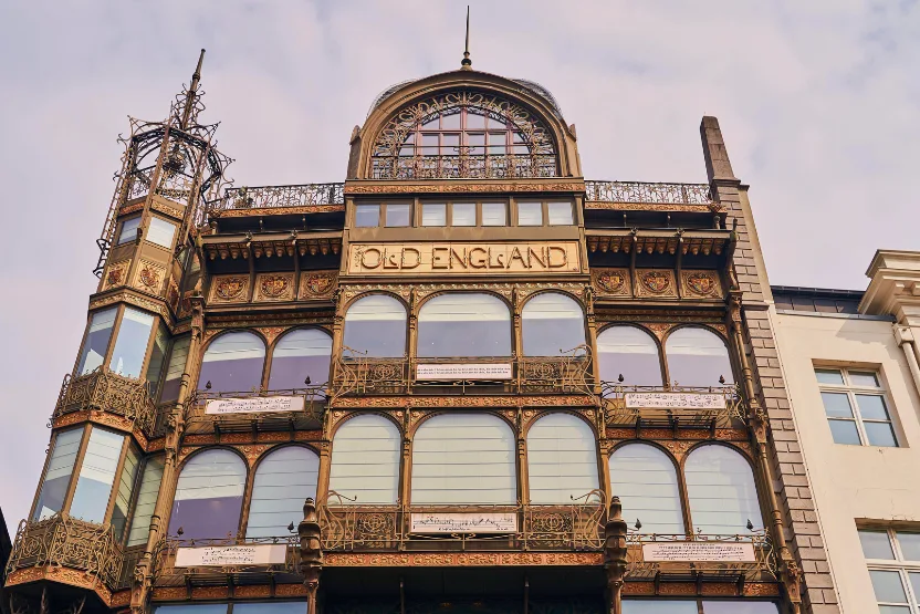 The facade of the Musical Instrument Museum in Brussels, Belgium