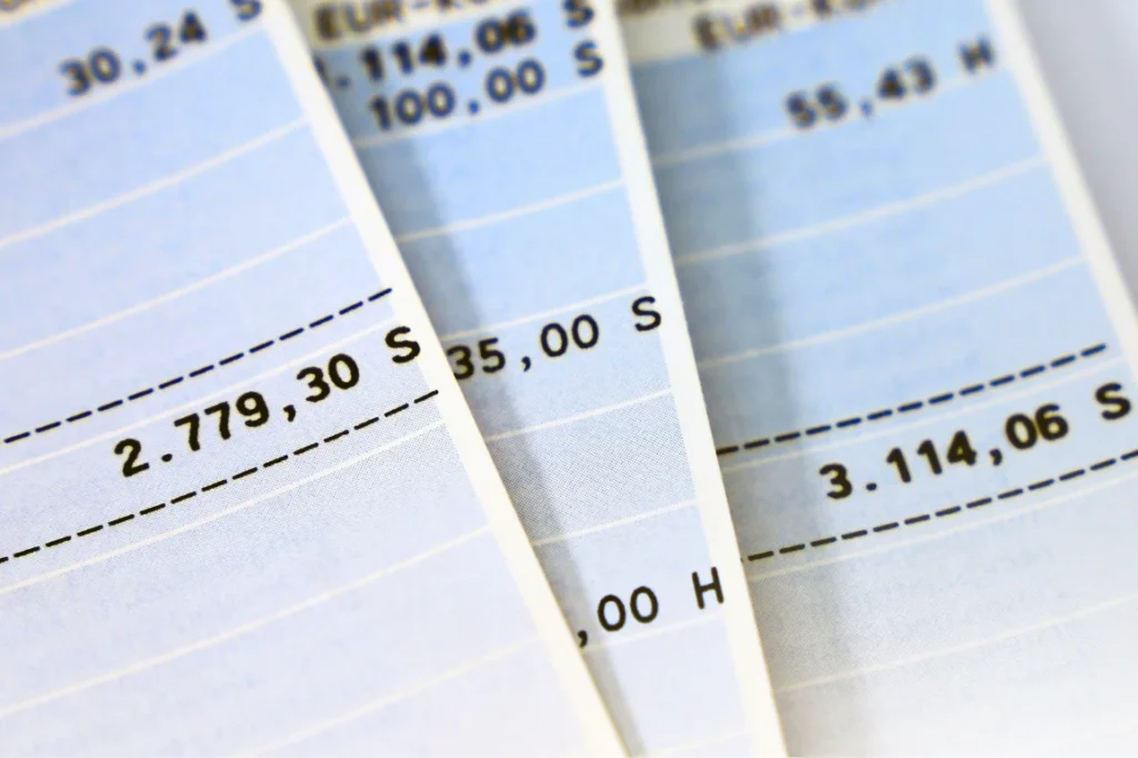 Bank statement examples