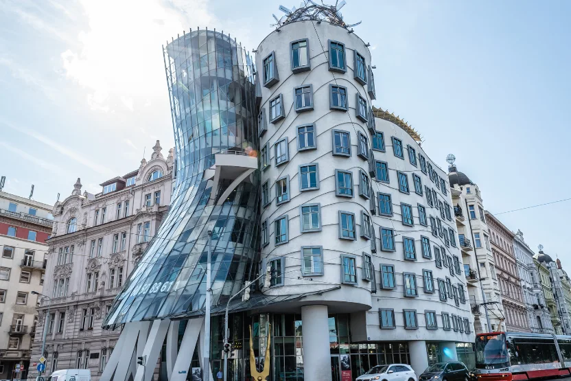 The Dancing House in Prague