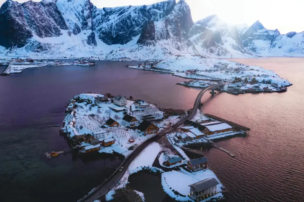 Sunrise in Lofoten, Norway Sunrise in Lofoten, Norway