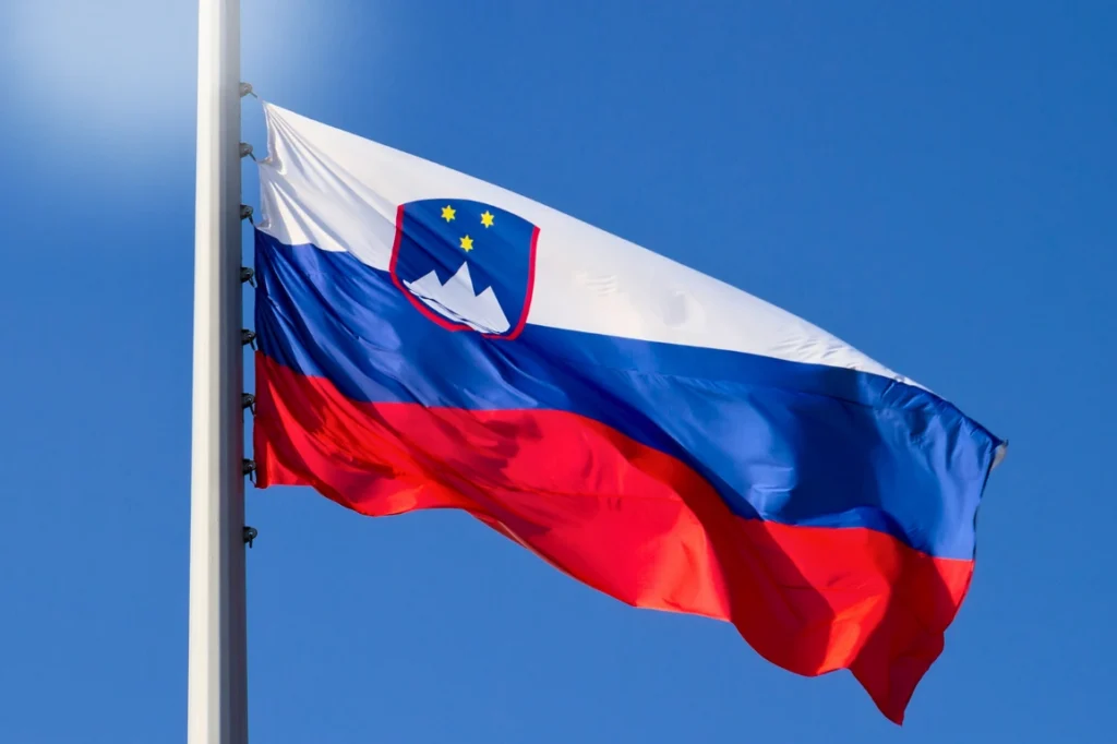 The Slovenian flag