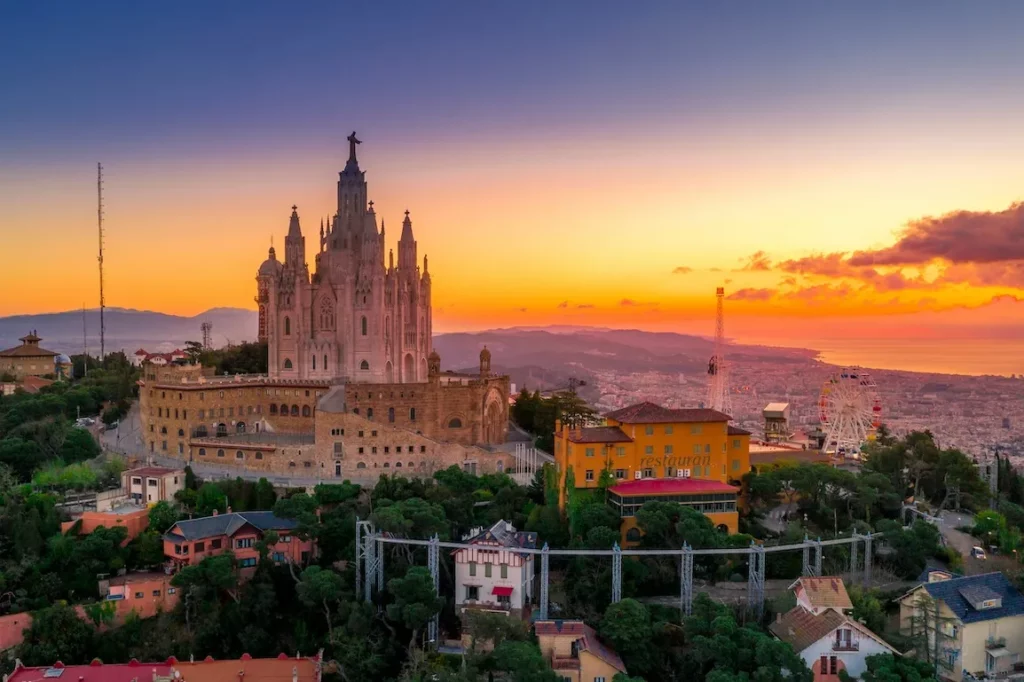 Barcelona, Spain Barcelona at Sunset