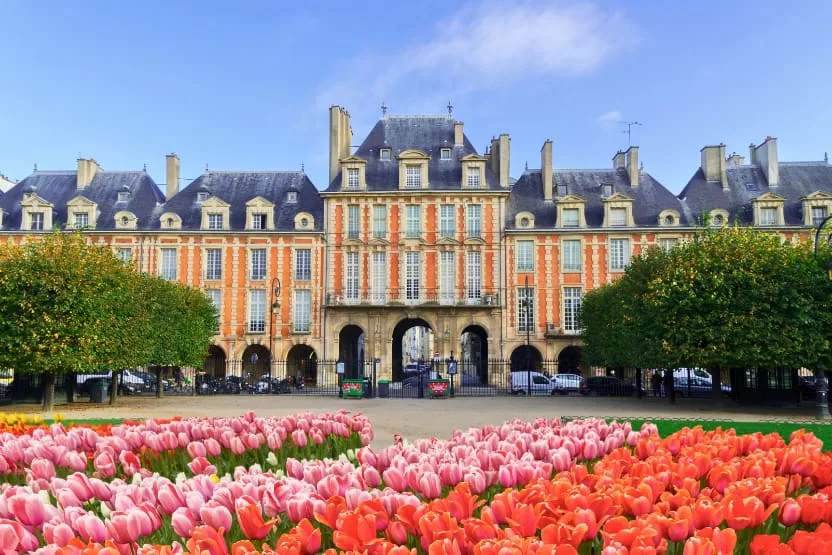 Place des Vosges in Spring