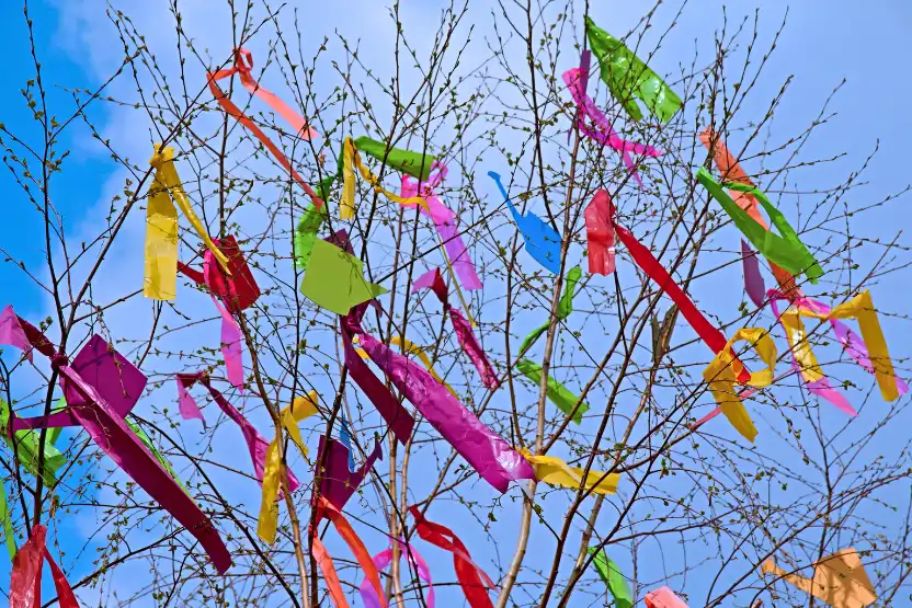 Sweden Easter maypole