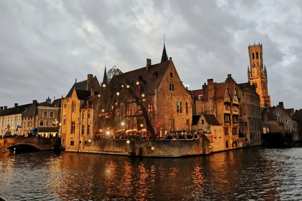 Canal in Bruges, Belgium