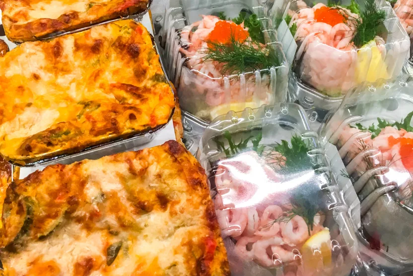 Food at Stockholm's Östermalmshallen