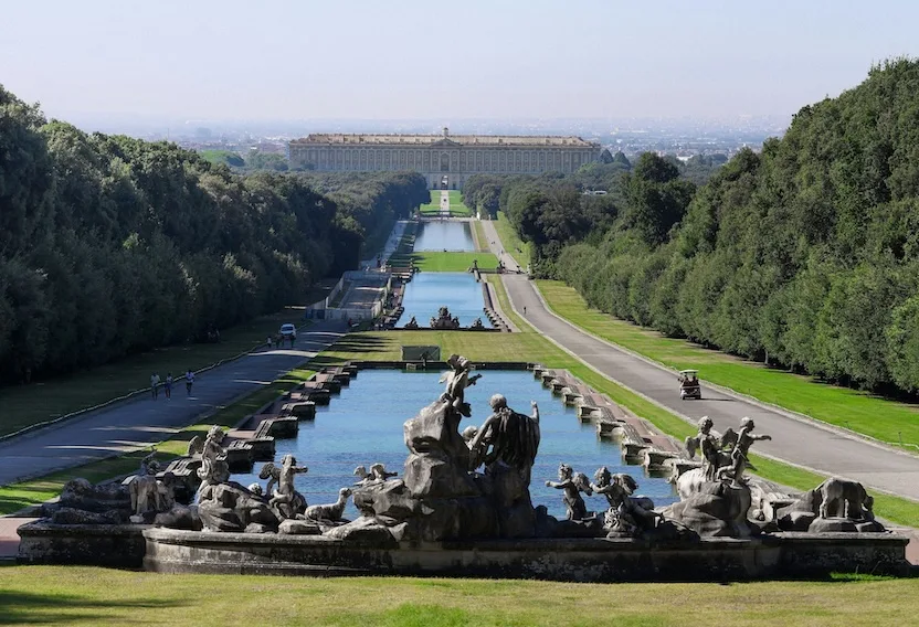 Caserta Palace and gardens. 