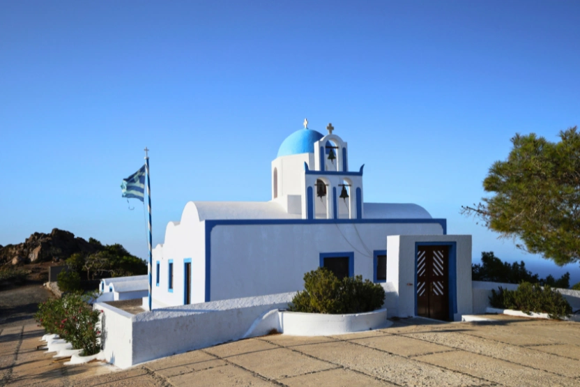 Santorini's Prophet Elias Church