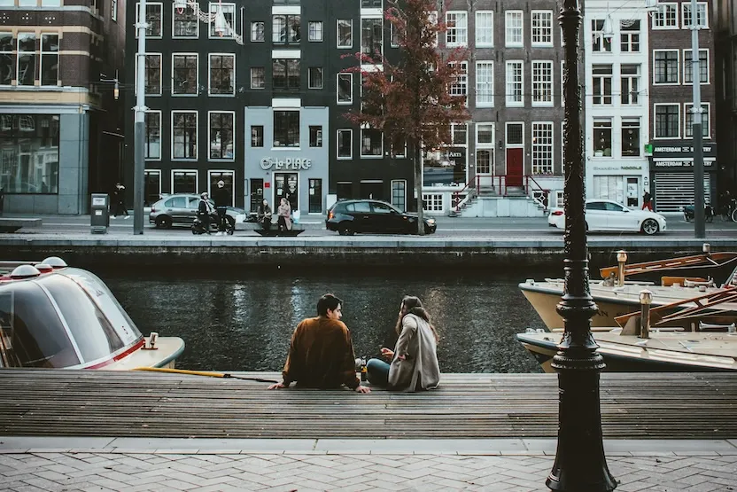Couple in Amsterdam
