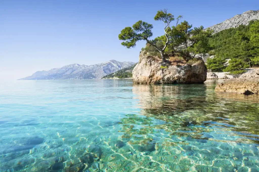 Crystal blue waters of Croatia
