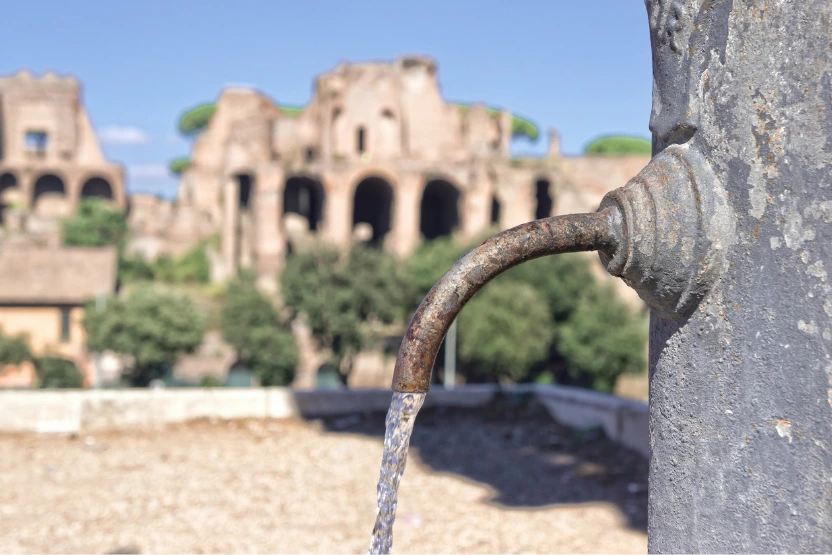 Close up of Nasoni spout