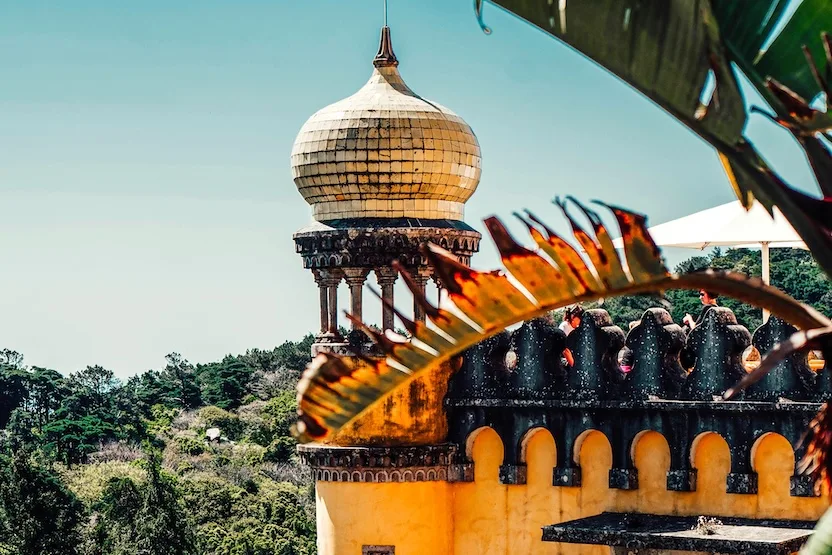Iconic architecture in Sintra, Portugal.