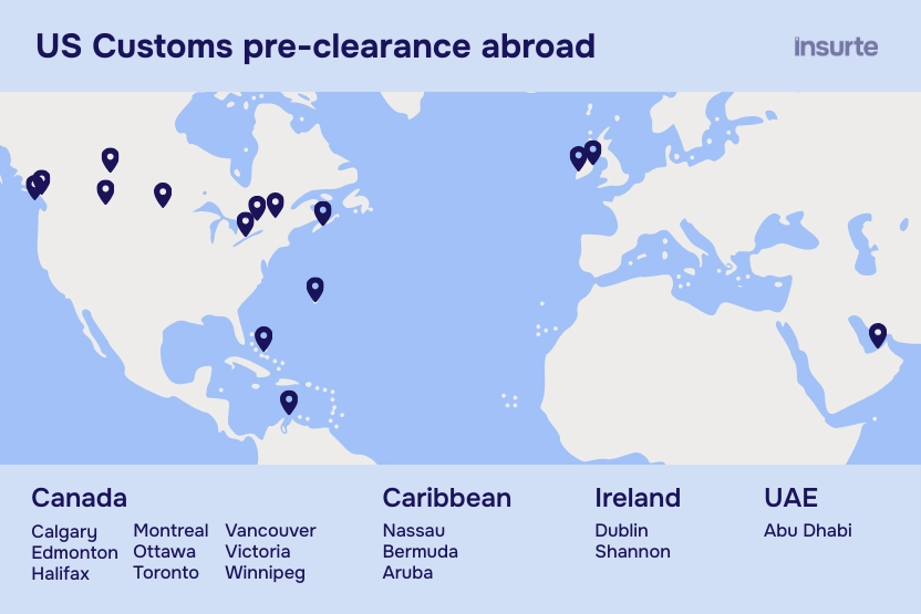 Infographic: US Customs Abroad locations