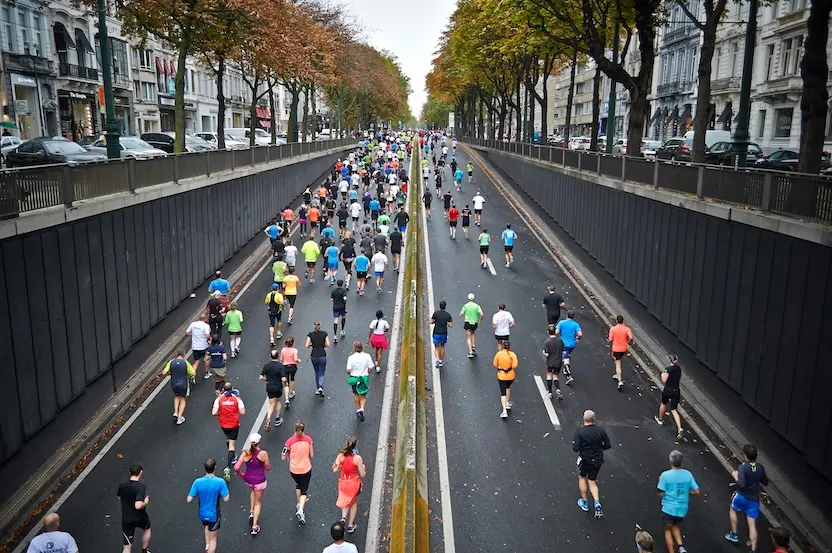 Paris Marathon Runners