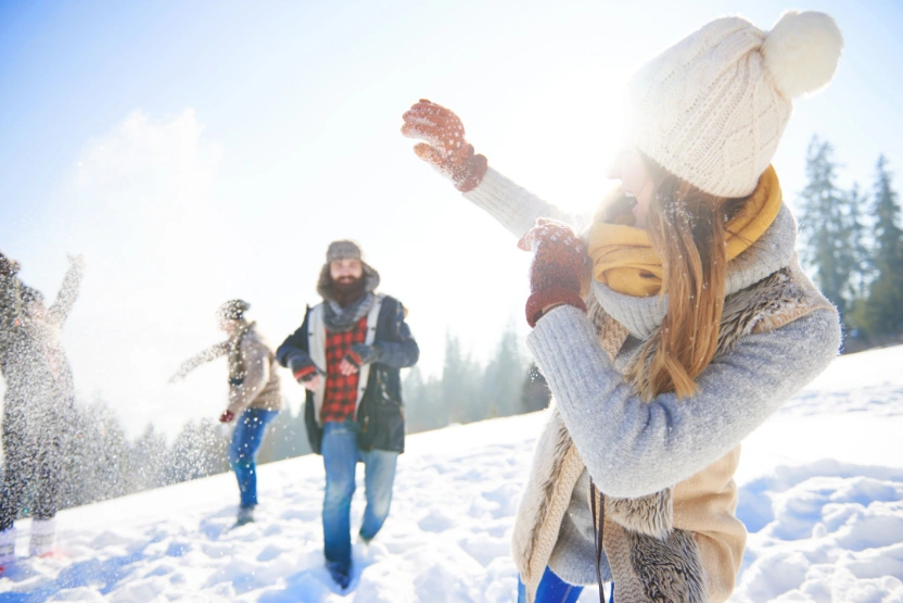 Snowball fight