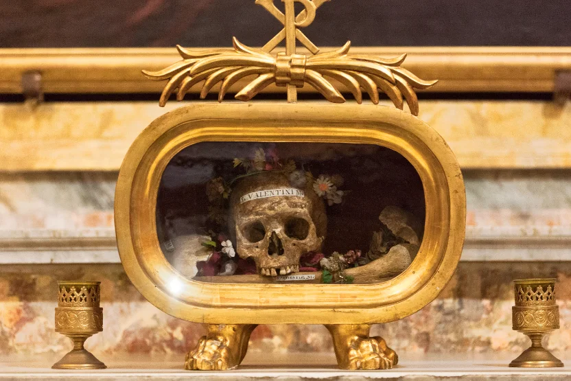 St. Valentine's skull, Rome