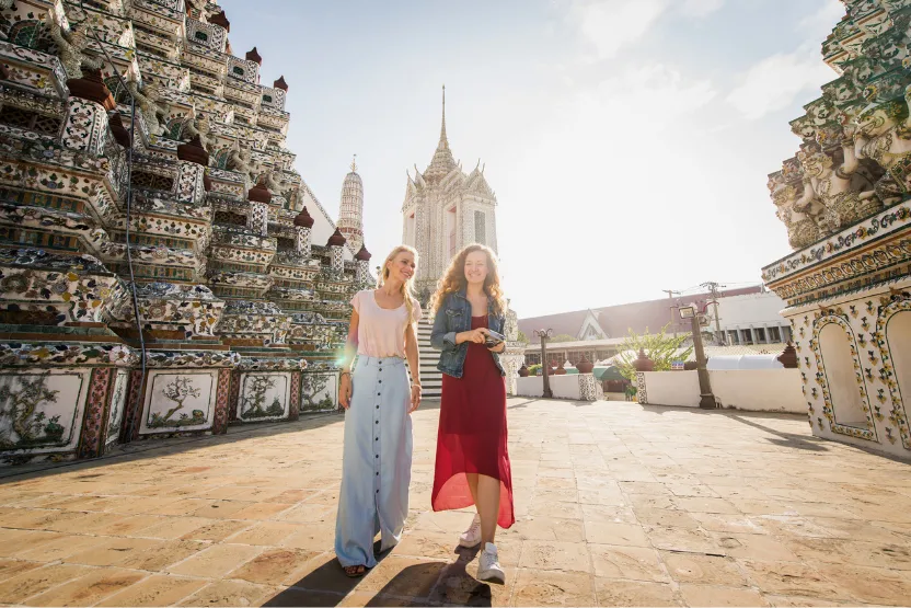 Tourists in Bangkok, Thailand