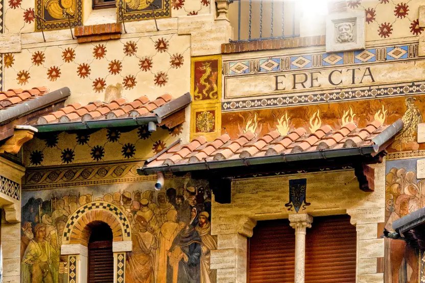 Building in the Quartiere Coppedè