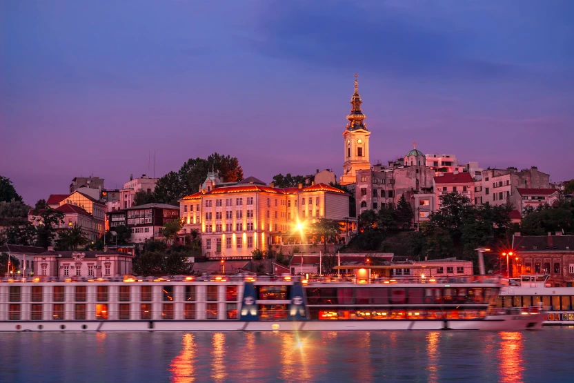 Belgrade at night