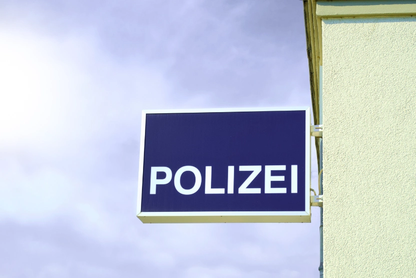 Polizei (police) sign