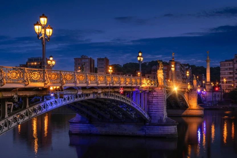 Bridge in Liege, Belgium