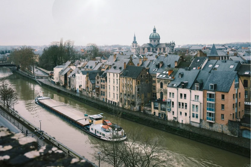 River in Namur, Belgium