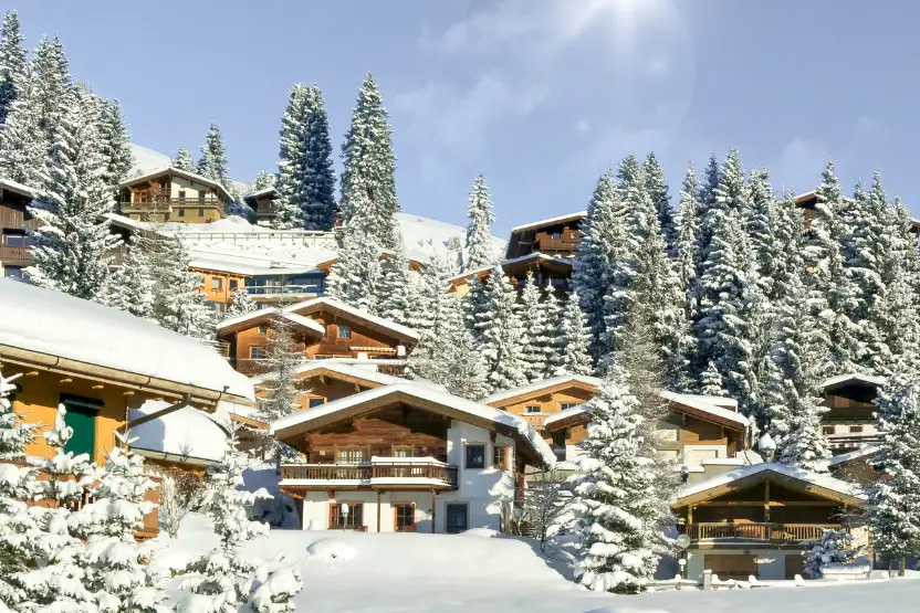 Chatelets at a ski lodge in Austria