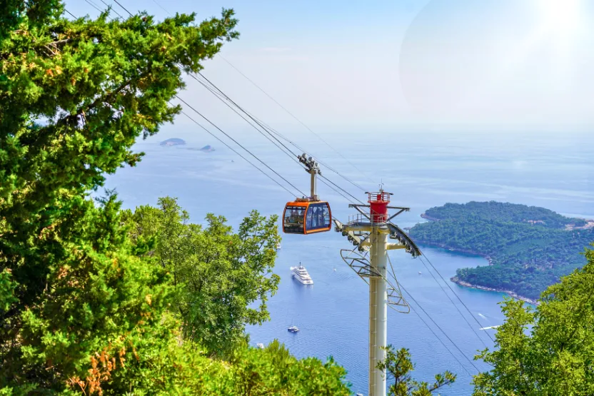 Cable Car over Dubrovnik