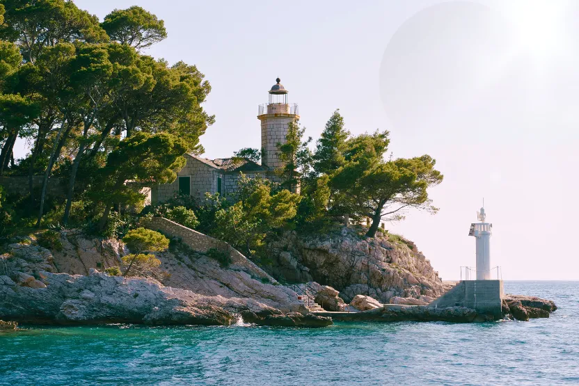 Daksa Island on a sunny day