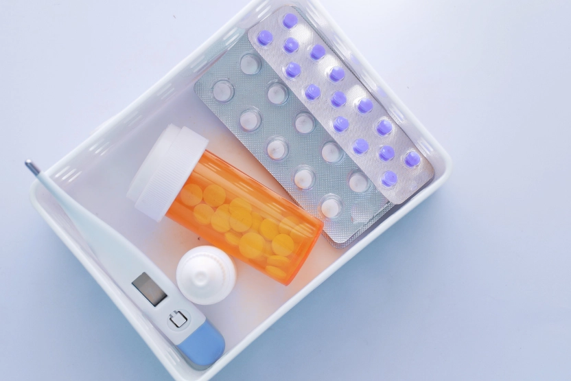 Medications in a box