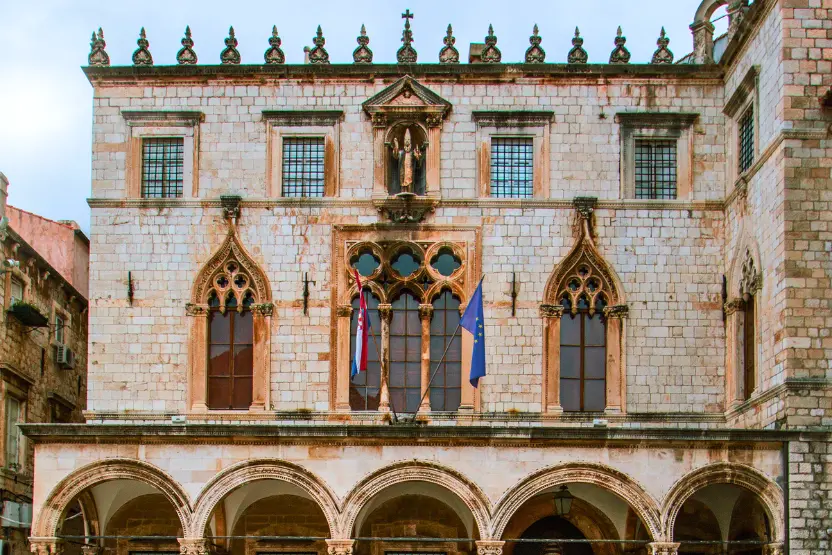 The Façade of Sponza Palace 