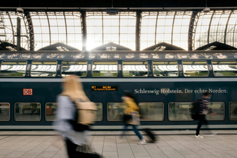 Hamburg, Germany train station