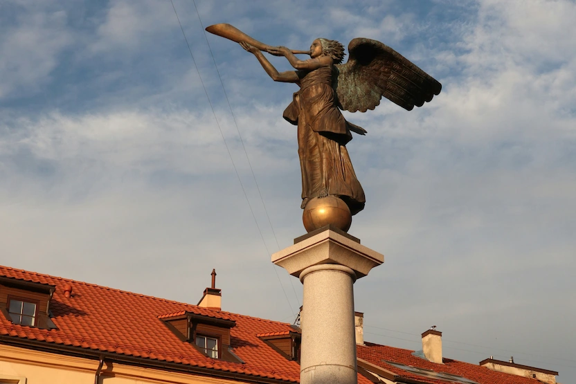Angel of Užupis, Vilnius, Lithuania 