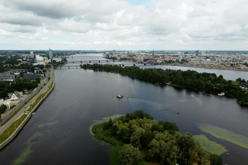 Daugava River, Riga, Latvia