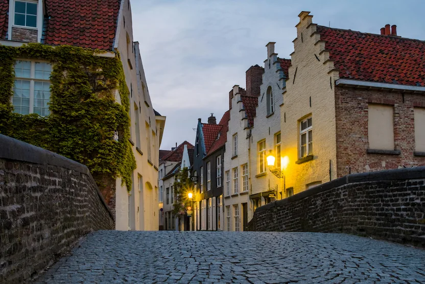 Street in Bruges, Belgium