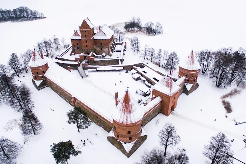 Trakai island castle, Lithuania 