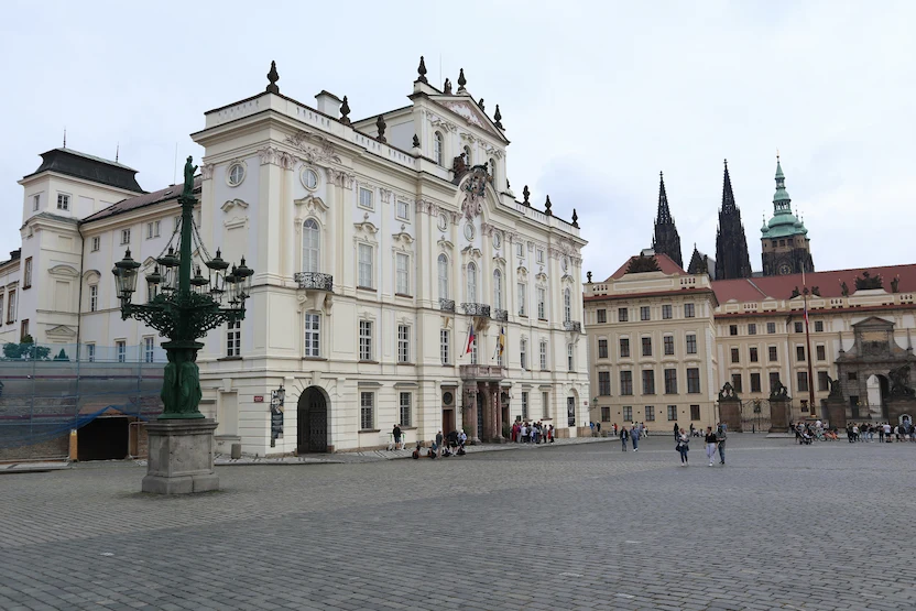 Courtyard within Prague Castle 