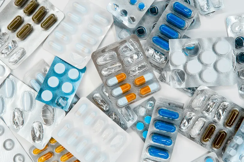 A mix of different medications
