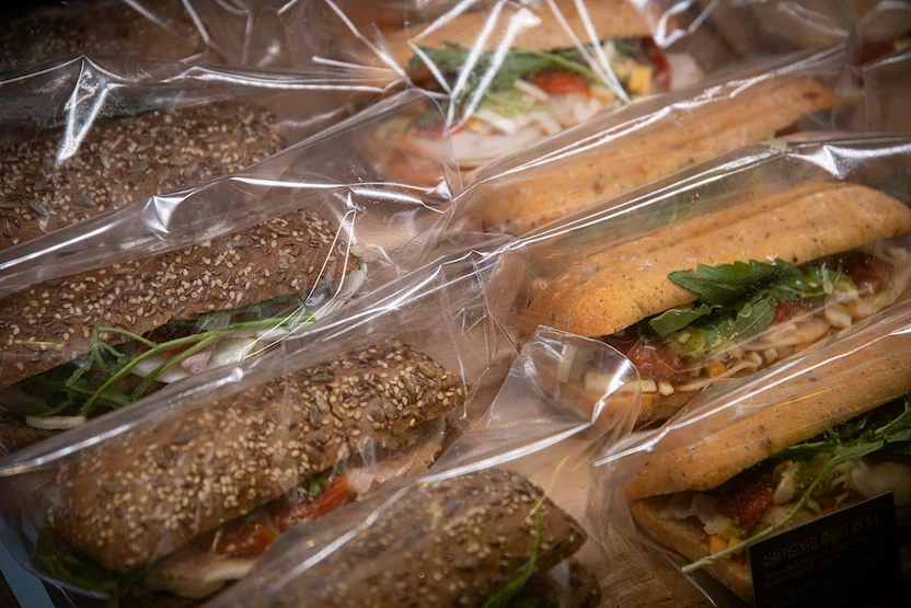 Packaged sandwiches 