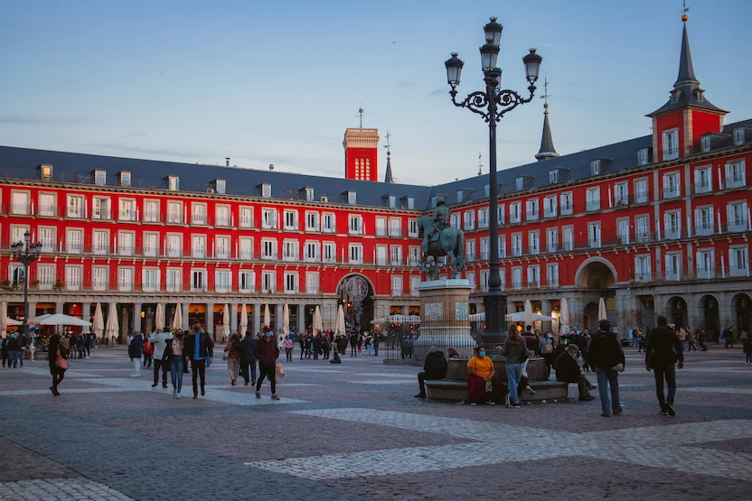 Plaza Mayor in Madrid, Spain