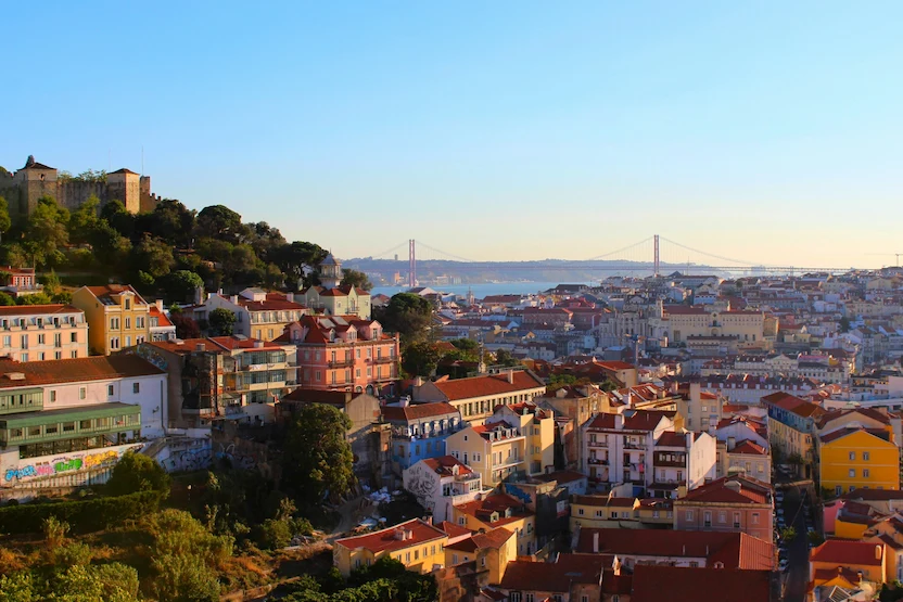 The city of Lisbon